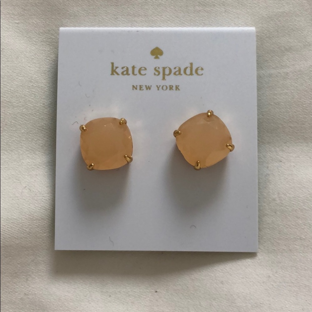 Kate spade pink crystal earrings